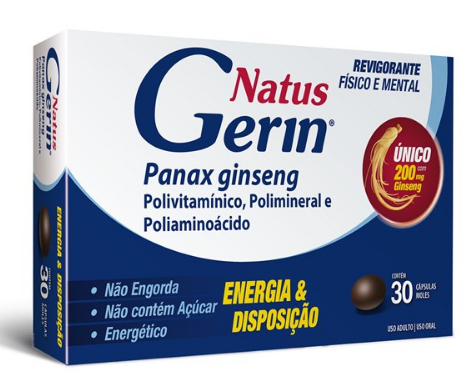 Kit Polivitamínico Natus Gerin com 30 cápsulas + Aceviton Zinco com 30 comprimidos efervecentes